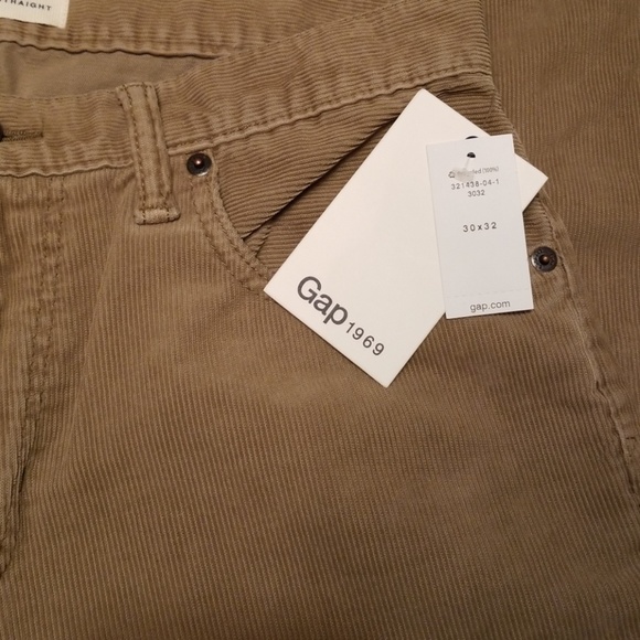 Gap Khaki Corduroy Pants - Picture 2 of 4